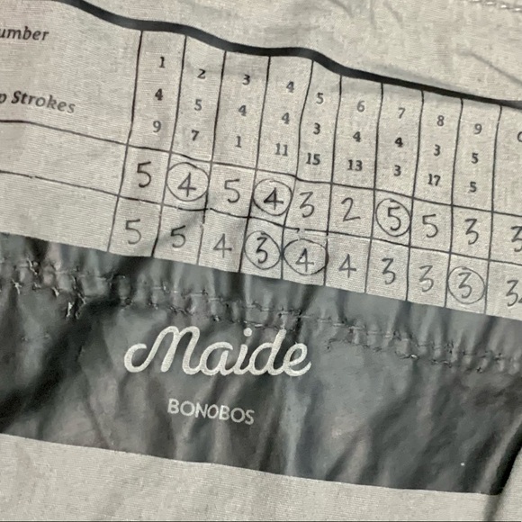 Bonobos Maide Navy Golf Pants. Size 36" x 34" - Picture 8 of 10